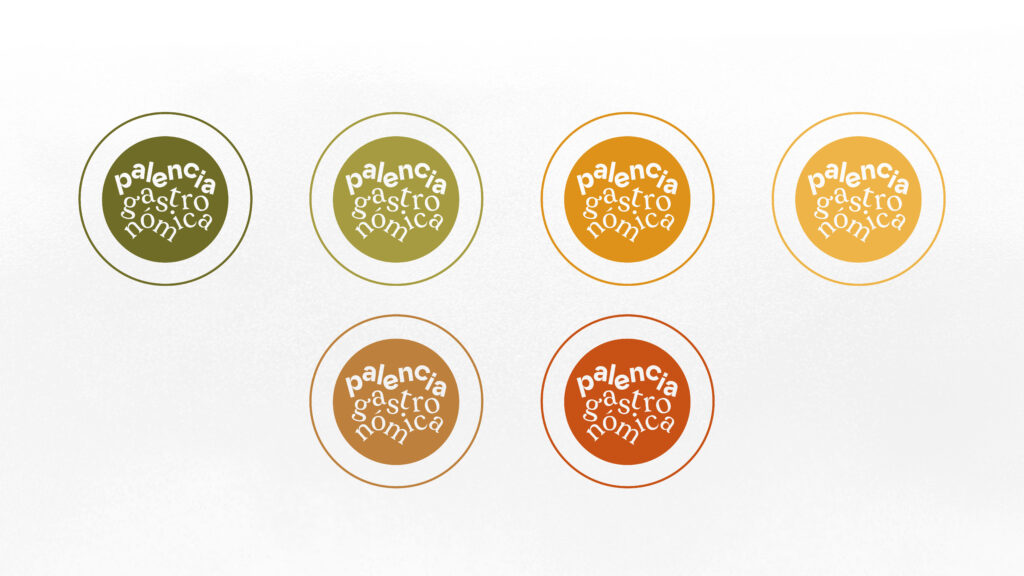Logotipos de Palencia Gastronómica a colores