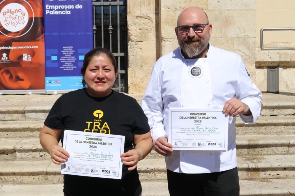 Imagen de los ganadores del II Concurso de Menestra Palentina